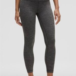 Lululemon Align 25” legging in Heathered Graphite Grey size 4
